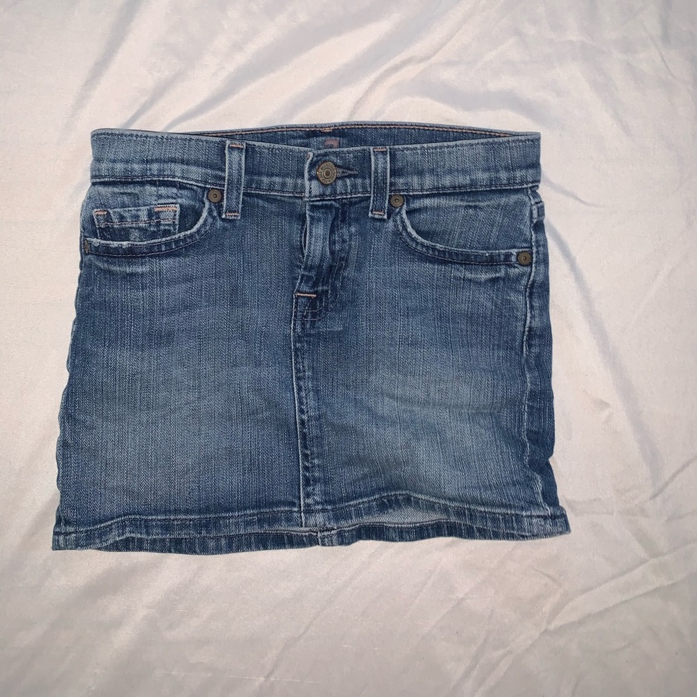 7 For All Mankind denim skirt